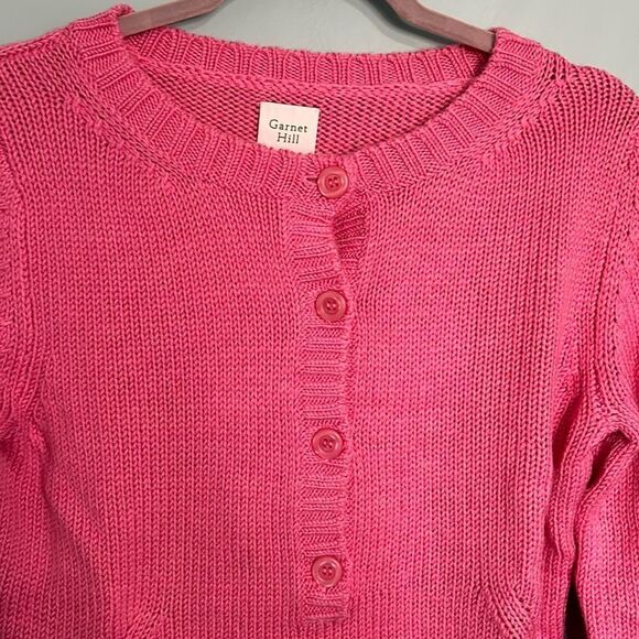 Garnet Hill Wool Button Up Sweater NWT - Picture 3 of 6